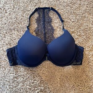 Victorias Secret Sexy Bra.‎  Size 36D in Navy Blue. Push Up Full Coverage.